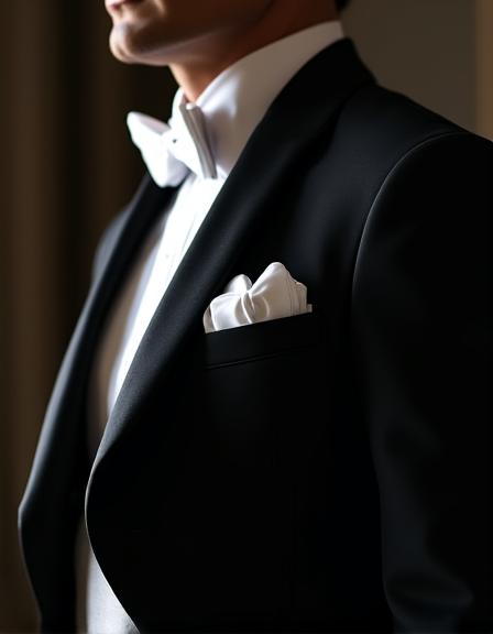 Frac formale bianco e nero per eventi White Tie