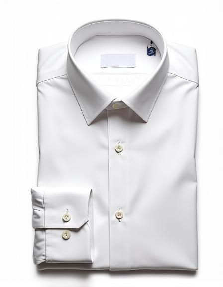Camicia in Cotone Egiziano Collo Italiano